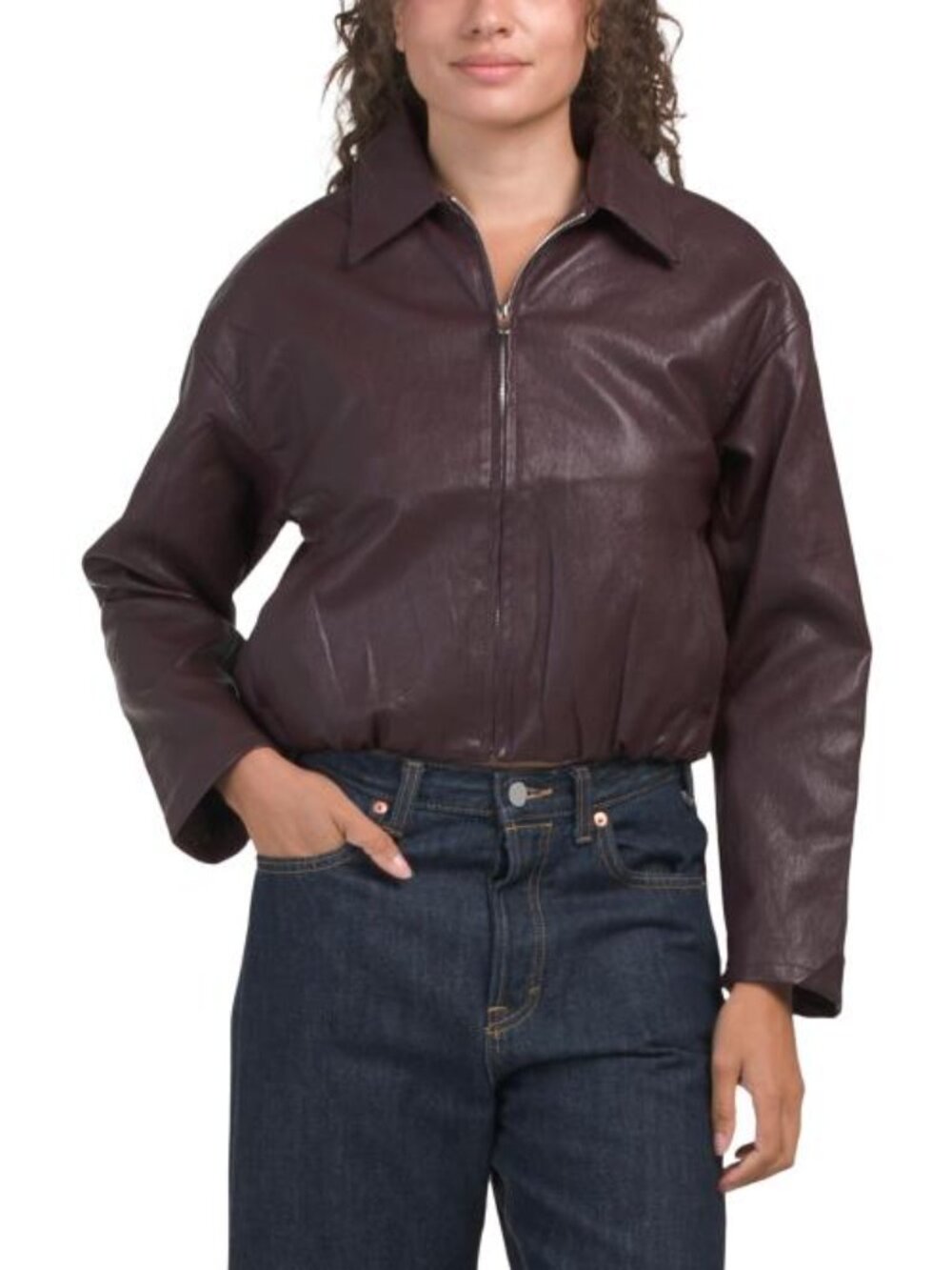 LOVE TREE Crinkle Jacket